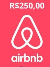Gift Card Airbnb R$ 250,00 on line